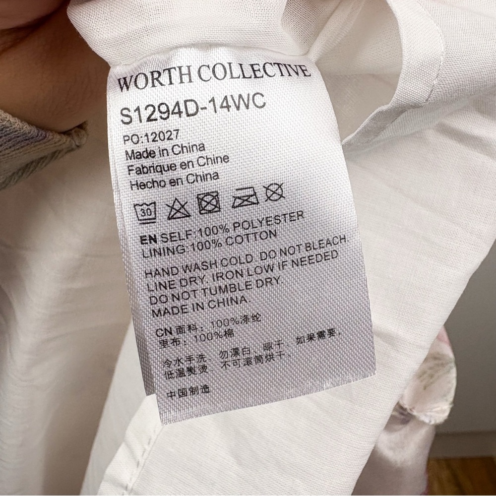 Worth Collective Harlow Maxi Dress Tiny Pink Floral Bump Friendly NEW 1XL - Picture 8 of 9